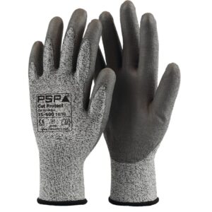15-600 Cut Protect Cut D PU Grey Werkhandschoen