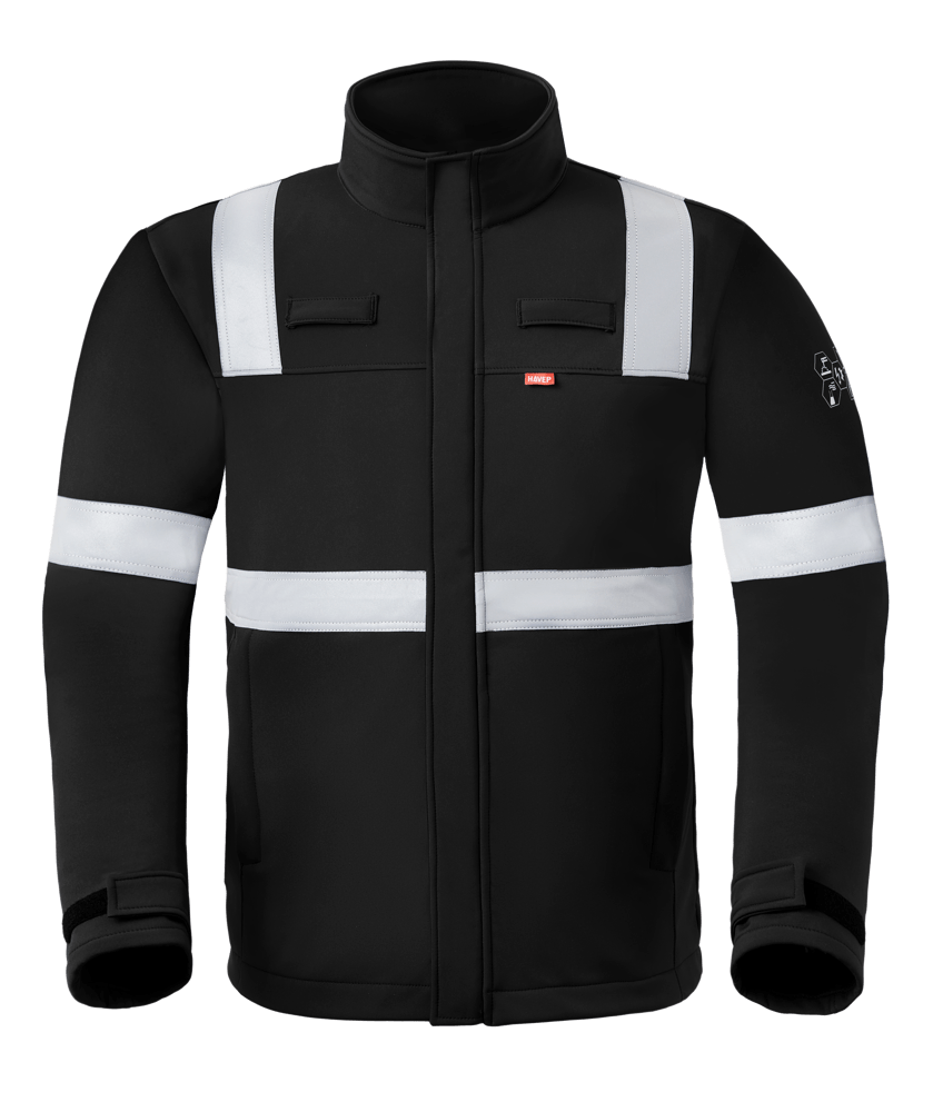 Havep 50383 Softshell 5-Safety zwart 6XL