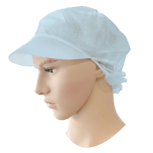 Pet met Klep/Haarnet PP Blauw ÃÂ  100 st