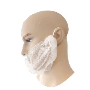 Baardmasker PP Wit ÃÂ  100 stuks