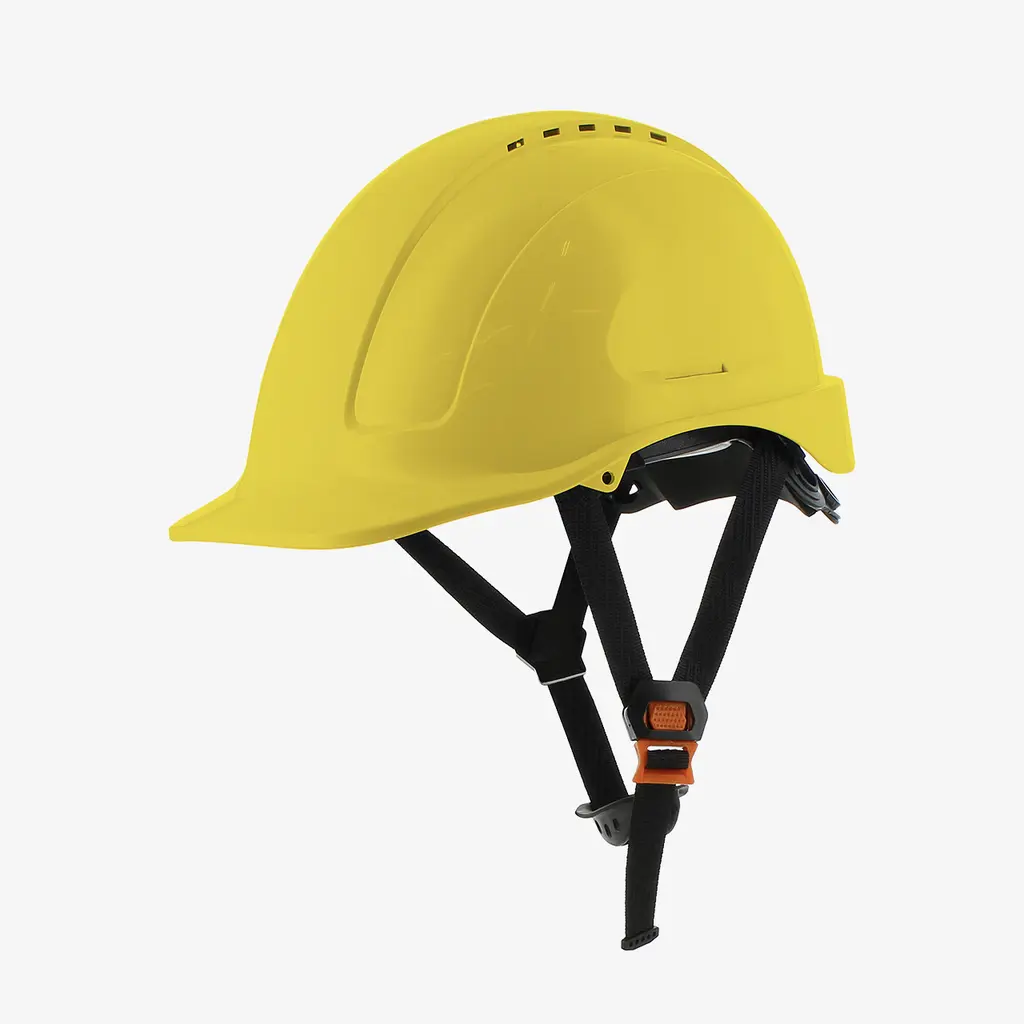 Safety Jogger AJUSCO CHINSTRAP Geel aanzicht 1