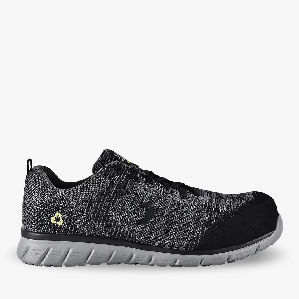 Safety Jogger ECOMORRIS S1P LOW Zwart aanzicht 1