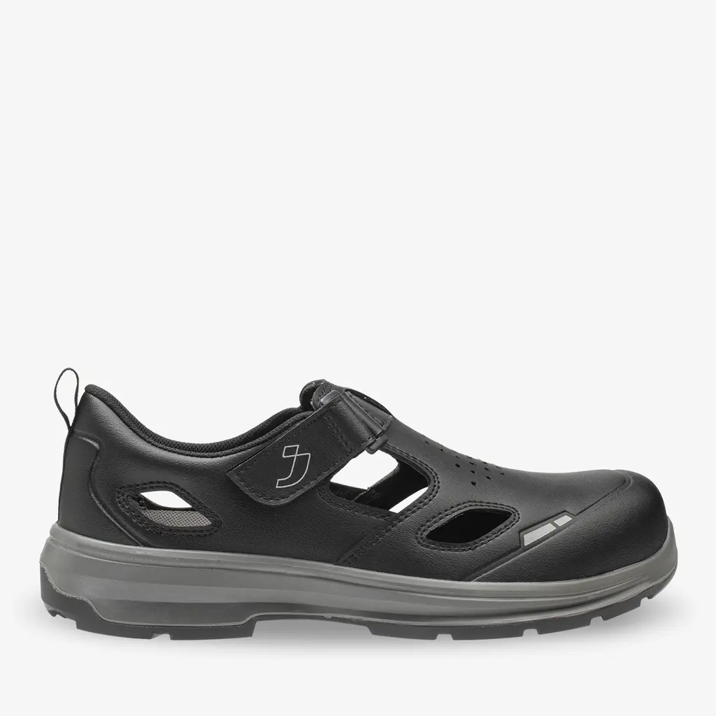 Safety Jogger FLUX S1PS SANDAL Zwart aanzicht 1
