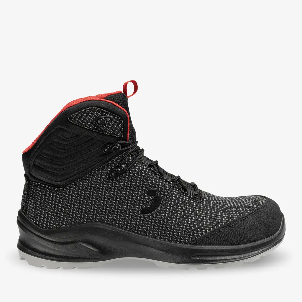 Safety Jogger MODULO ARMOR S3S MID Zwart aanzicht 1