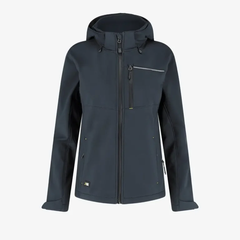 Safety Jogger OAK SSHELL JKT W Staalblauw/Charcoal aanzicht 1