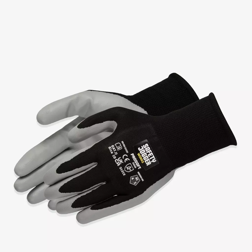Prosoft 12Pack werkhandschoenen Zwart
