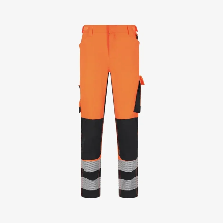 Safety Jogger SCUTI HV TROUSERS M High Vis Oranje/Zwart aanzicht 1