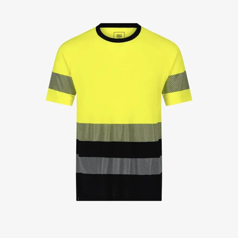 Safety Jogger SCUTI TSHIRT M High Vis Geel/Zwart aanzicht 1