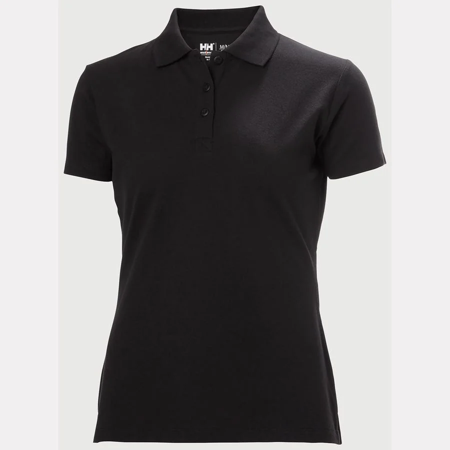 Classic damespoloshirt 79168 Zwart