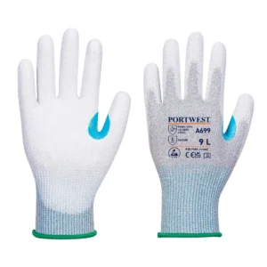 A699 LR13 ESD PU Palm Handschoen (afname per 12 paar) aanzicht 1