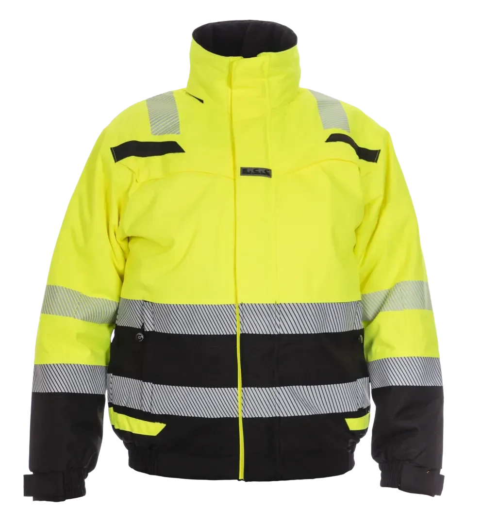 Hydrowear EN 20471 Pilotjack Umag Fluor Geel - Zwart
