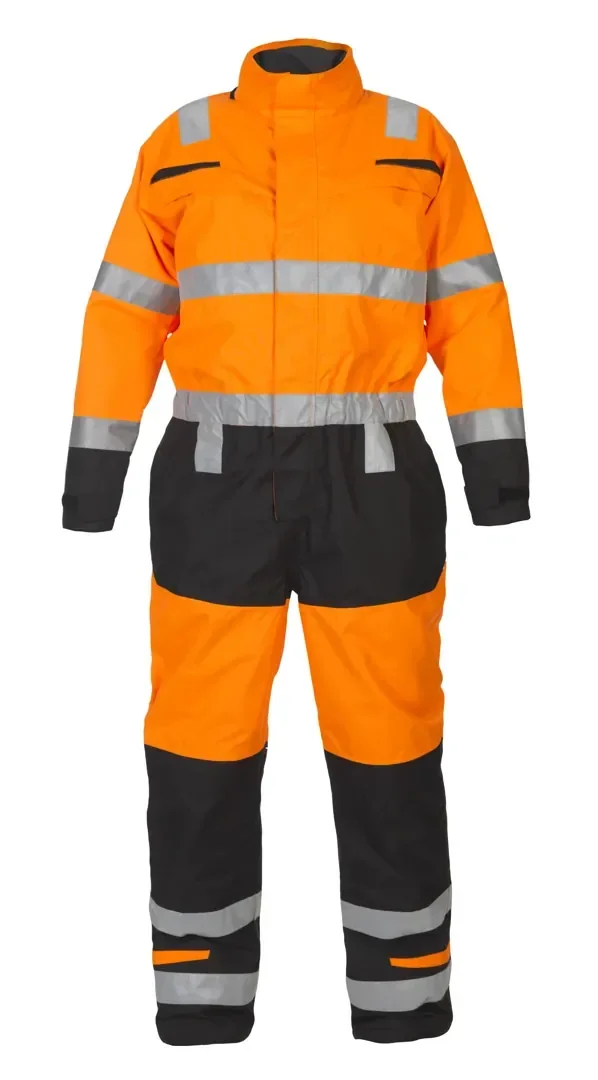 Hydrowear Multinorm Overal Meta Fluor Oranje - Zwart
