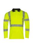 Elgin High-vis poloshirt, lange mouwen, ARC bescherming aanzicht 1