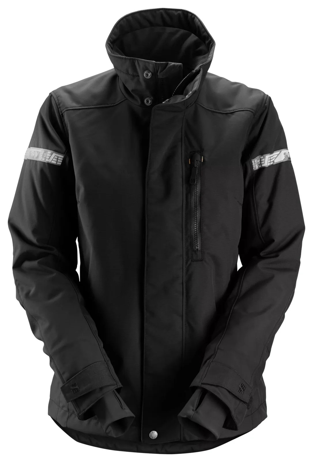 Snickers Workwear 1107 Zwart/Zwart aanzicht 1