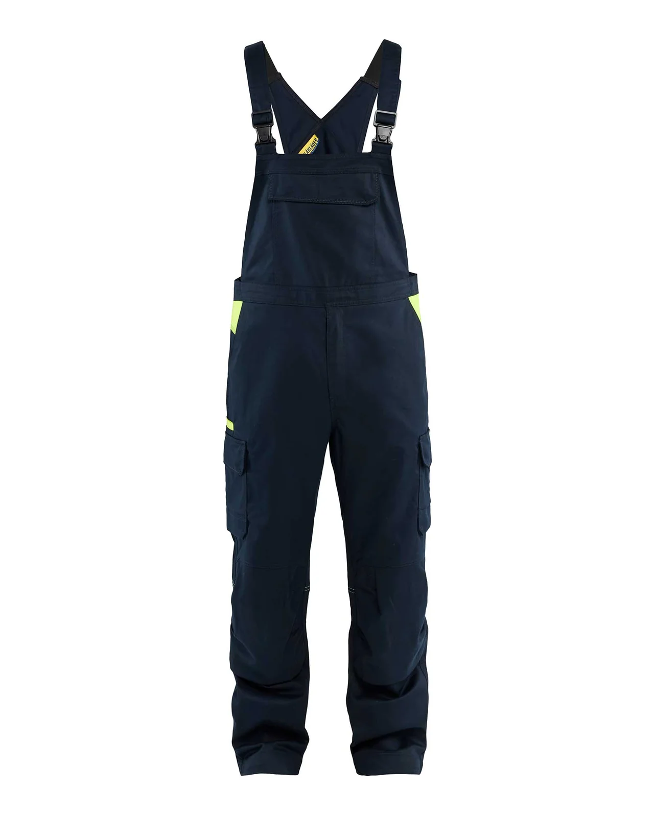 Blåkläder 26441832 Industrie bretelbroek Stretch Donker marineblauw / High Vis Geel