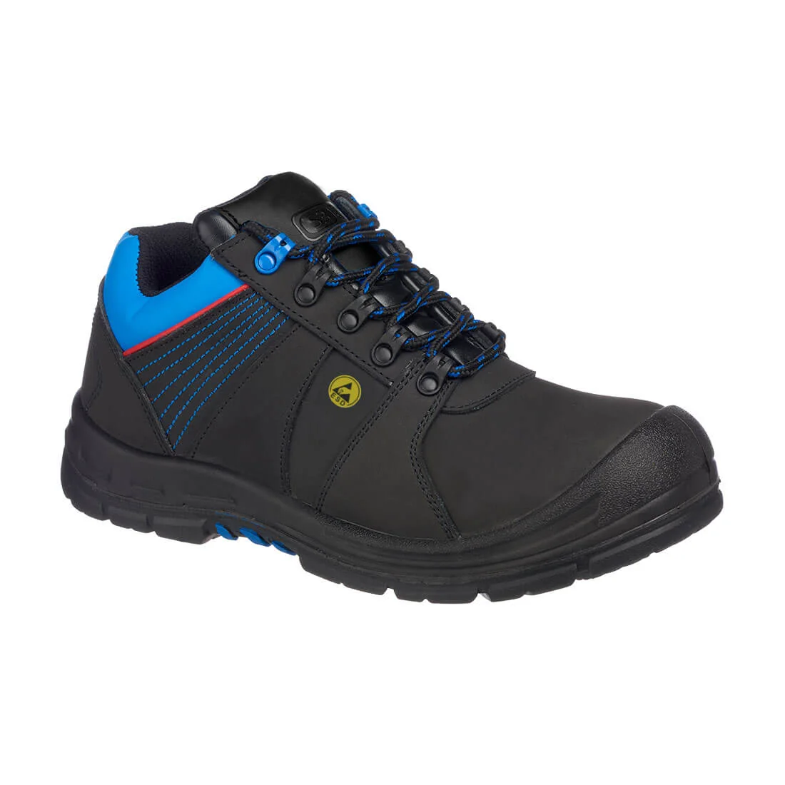 PORTWEST FD27 Compositelite Protector Safety Schoen S3 ESD HRO Zwart/blauw