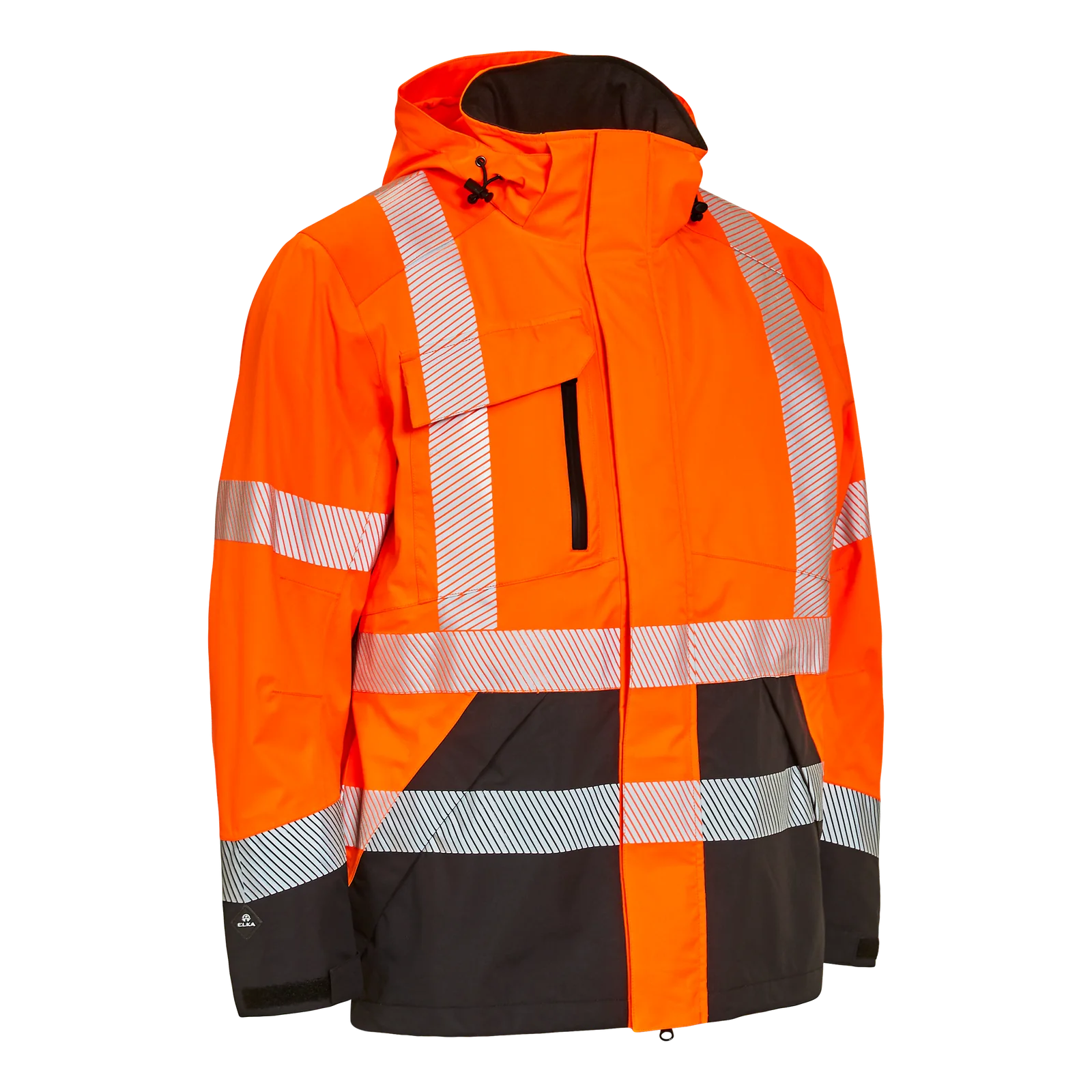 ELKA Rainwear 186000R Visible Xtreme Stretch jas Fluororanje/Zwart