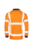 Dronten High-vis poloshirt, lange mouwen, ARC bescherming aanzicht 3