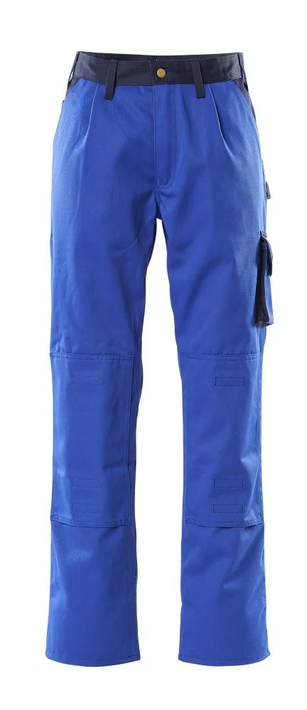 00979-430 Torino Broek met kniezakken korenblauw/marine