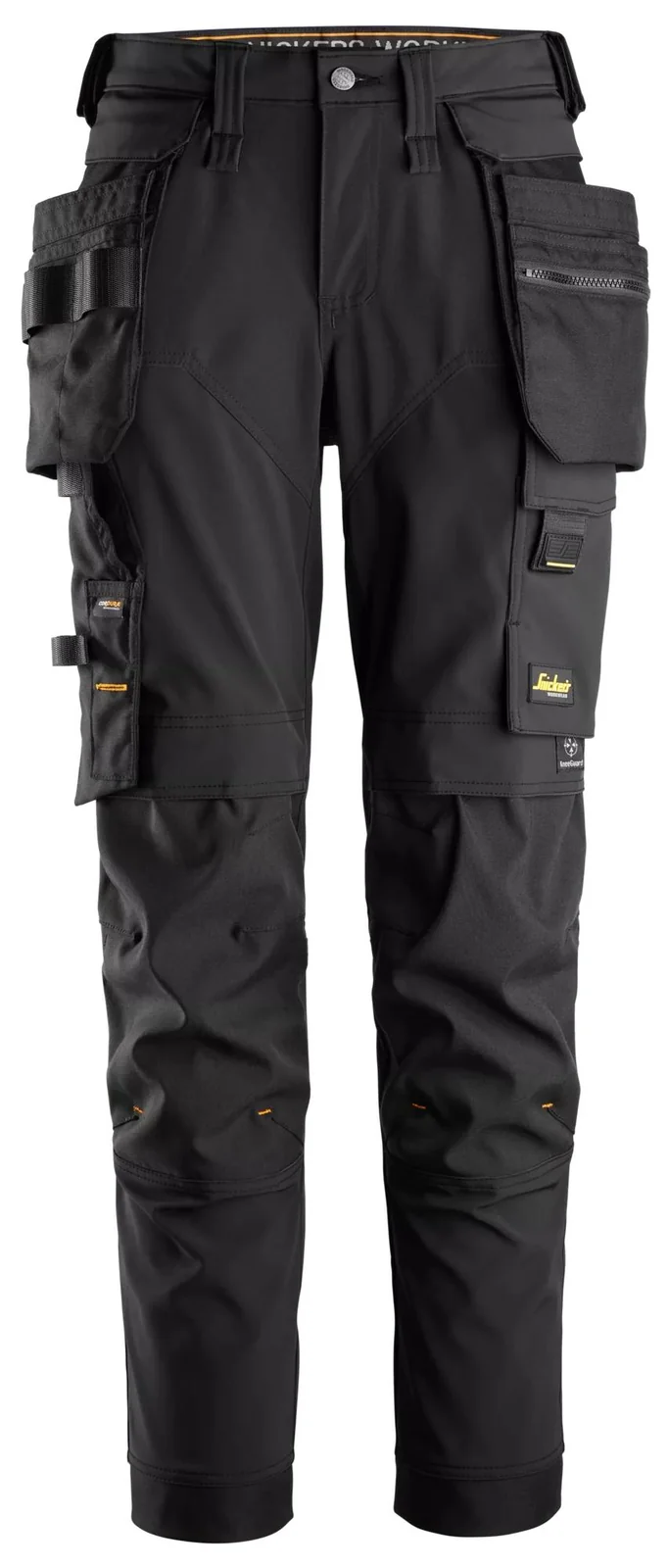 Snickers Workwear 6775 Zwart/Zwart aanzicht 1