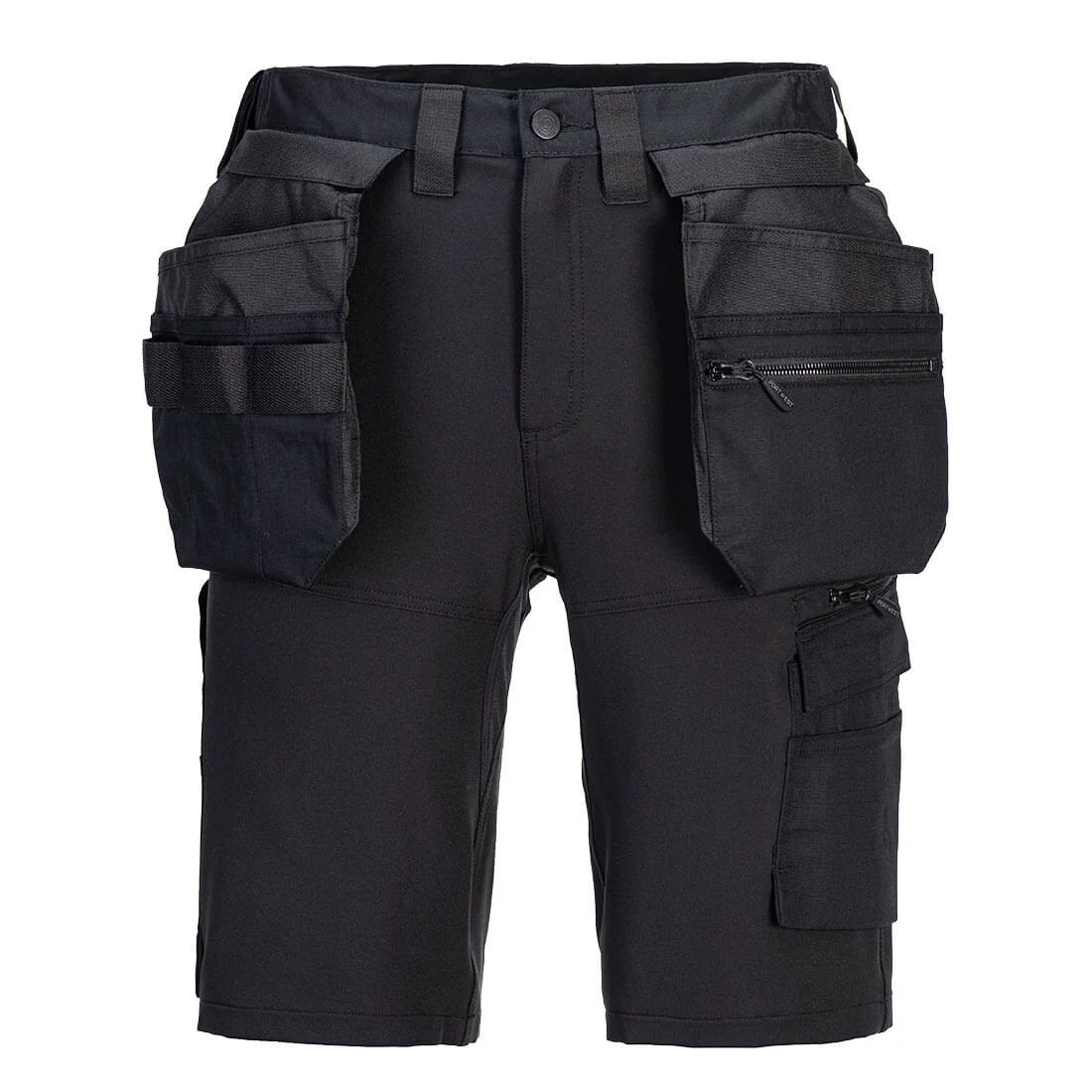 PORTWEST DX451 DX4 Korte Broek met Holsterzakken Zwart