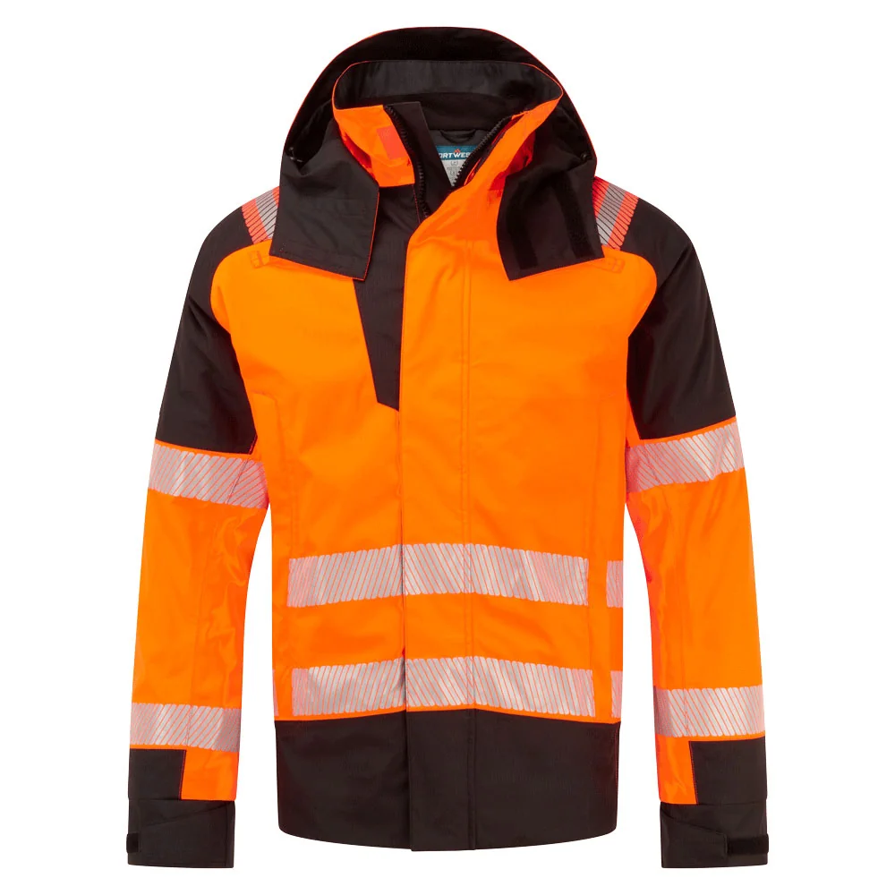 FR606 PW3 Modaflame Rain+ Hi-Vis Multi-Norm FR winterjack Oranje/zwart