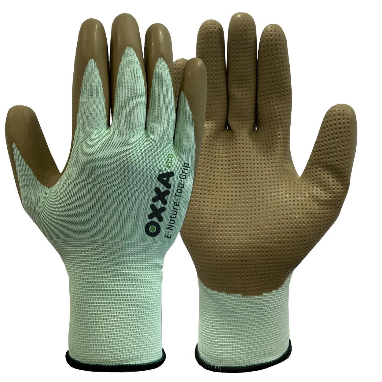 OXXA E-Nature-Top-Grip 52-050 handschoen Olijfgroen / Flessengroen