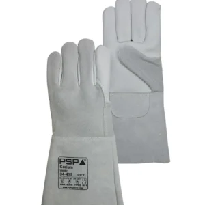 PSP 34-415 Leren Lashandschoen Grijs