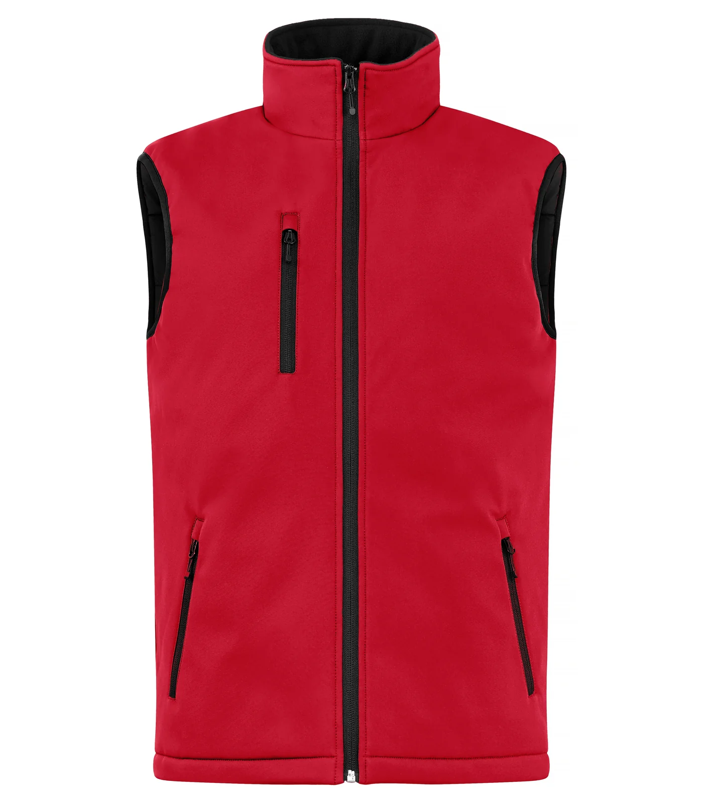 Clique 020958 Padded Softshell Bodywarmer Regular Fit Rood