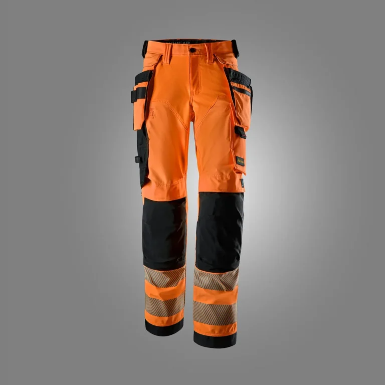 Snickers Workwear 6732 Oranje/Zwart aanzicht 1