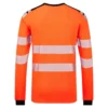 FR736 PW3 Modaflame gebreid FR T-shirt met lange mouwen aanzicht 2