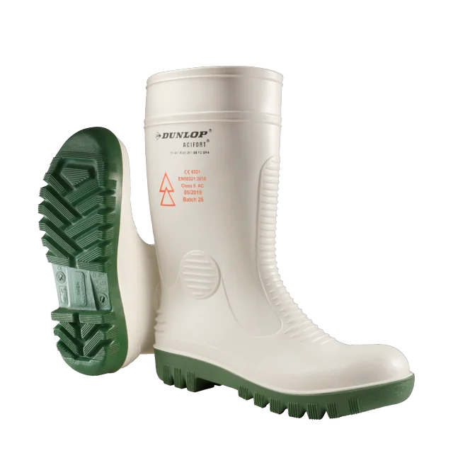 Dunlop Acifort Safety High Voltage Wit