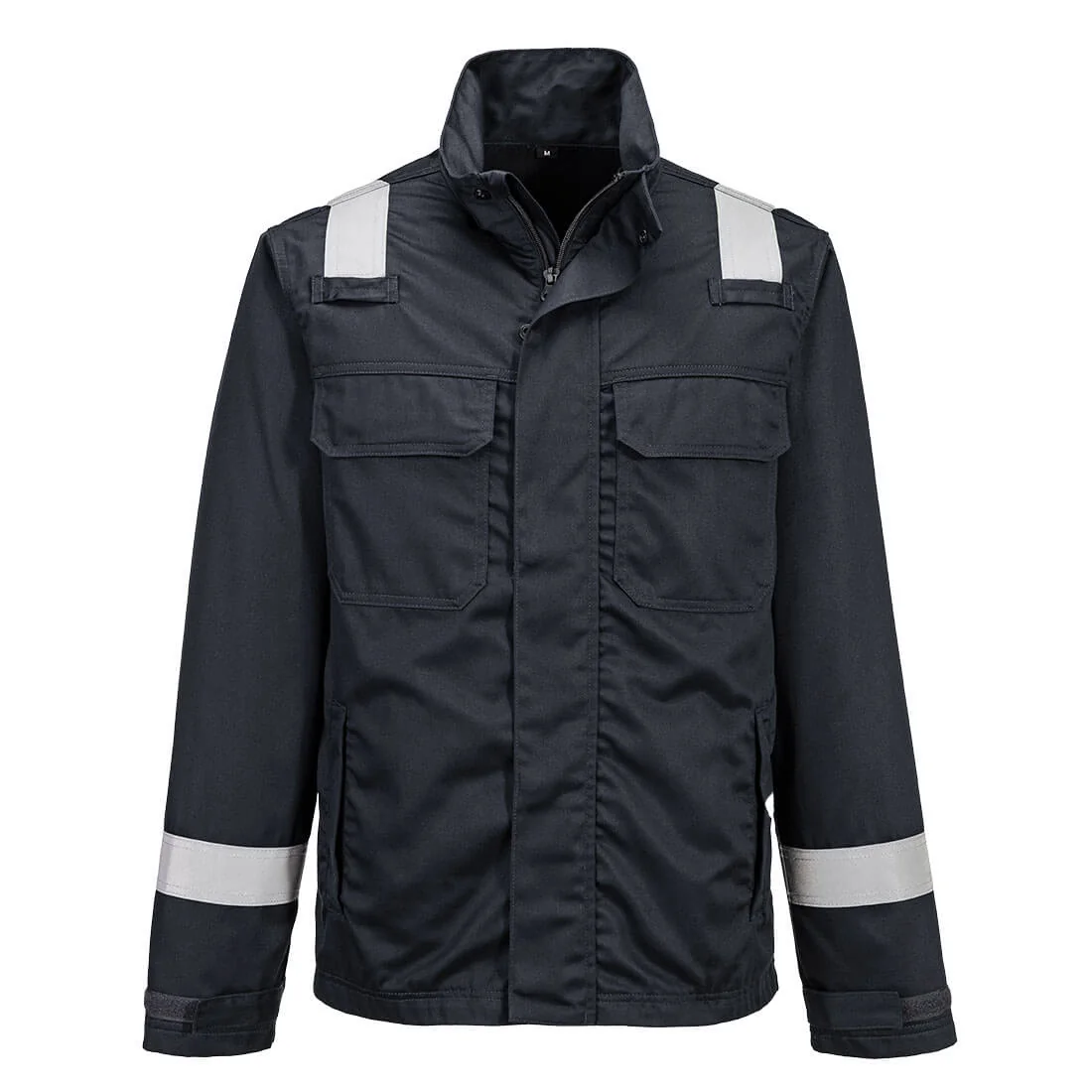 PORTWEST FR609 Vlamvertragend Chemicaliënwerend Jack Zwart