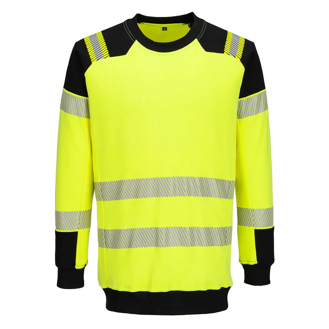 PORTWEST FR707 PW3 Modaflame gebreid Hi-Vis FR sweatshirt Geel/zwart