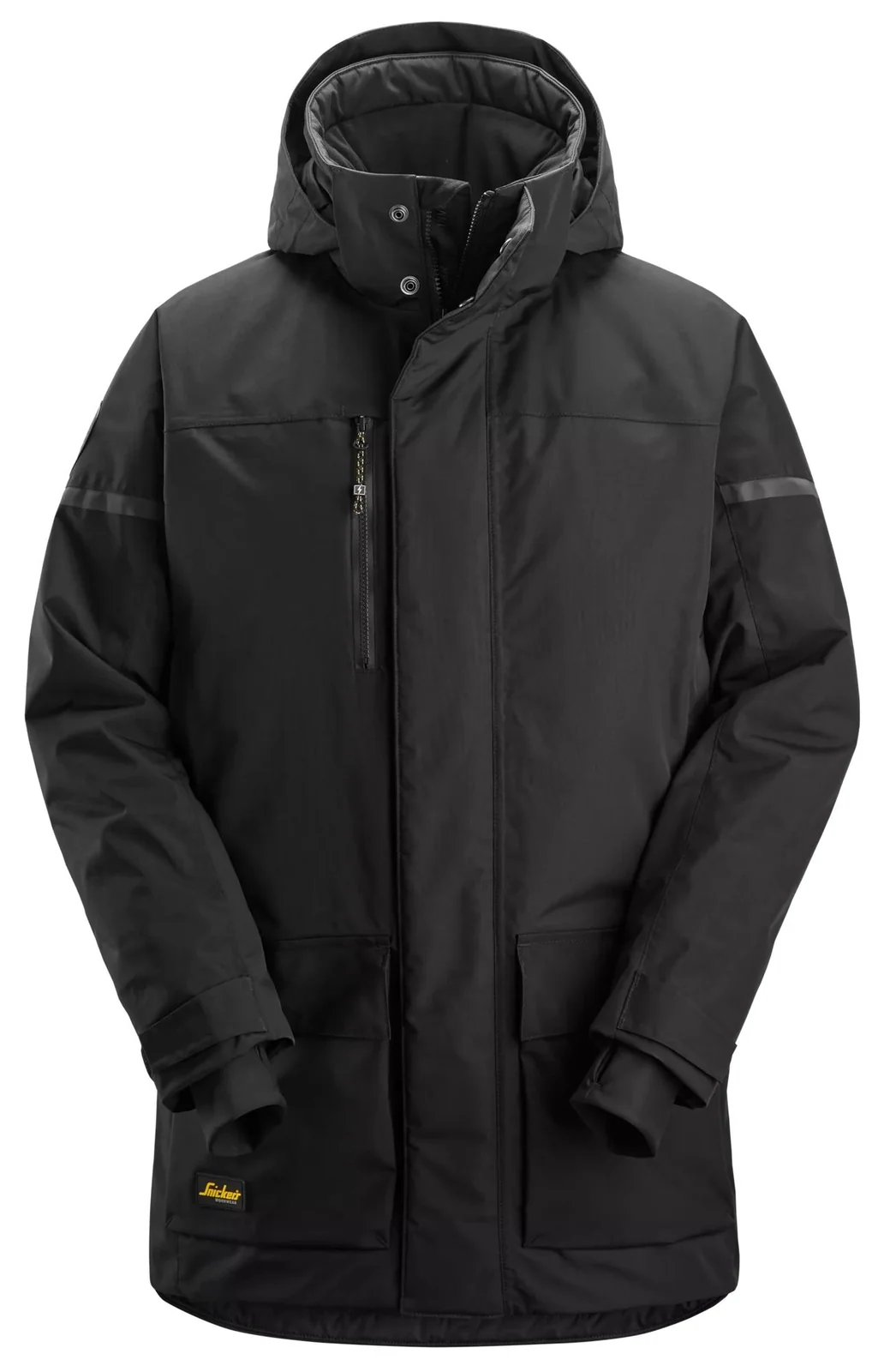 Snickers Workwear 1801 Zwart/Zwart aanzicht 1