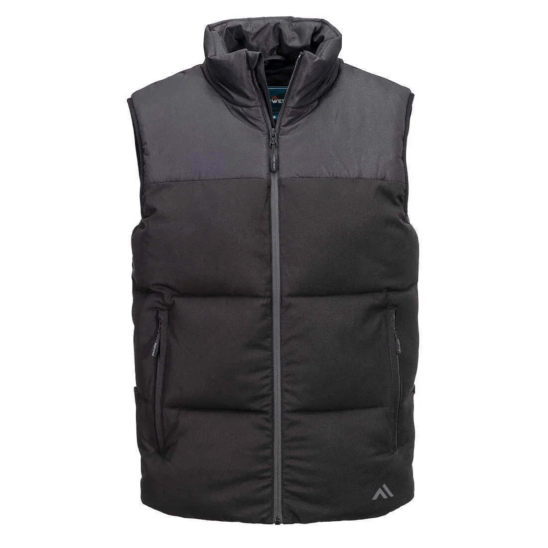 PORTWEST KX305 KX3 geïsoleerde gestepte bodywarmer Zwart
