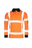 Dronten High-vis poloshirt, lange mouwen, ARC bescherming aanzicht 1