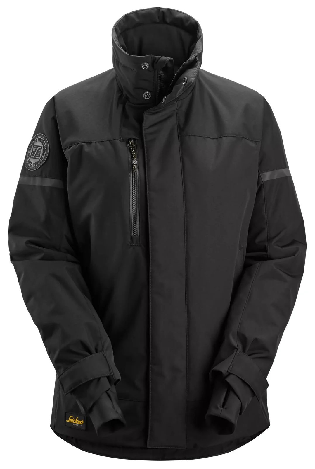Snickers Workwear 1117 Zwart/Zwart aanzicht 1