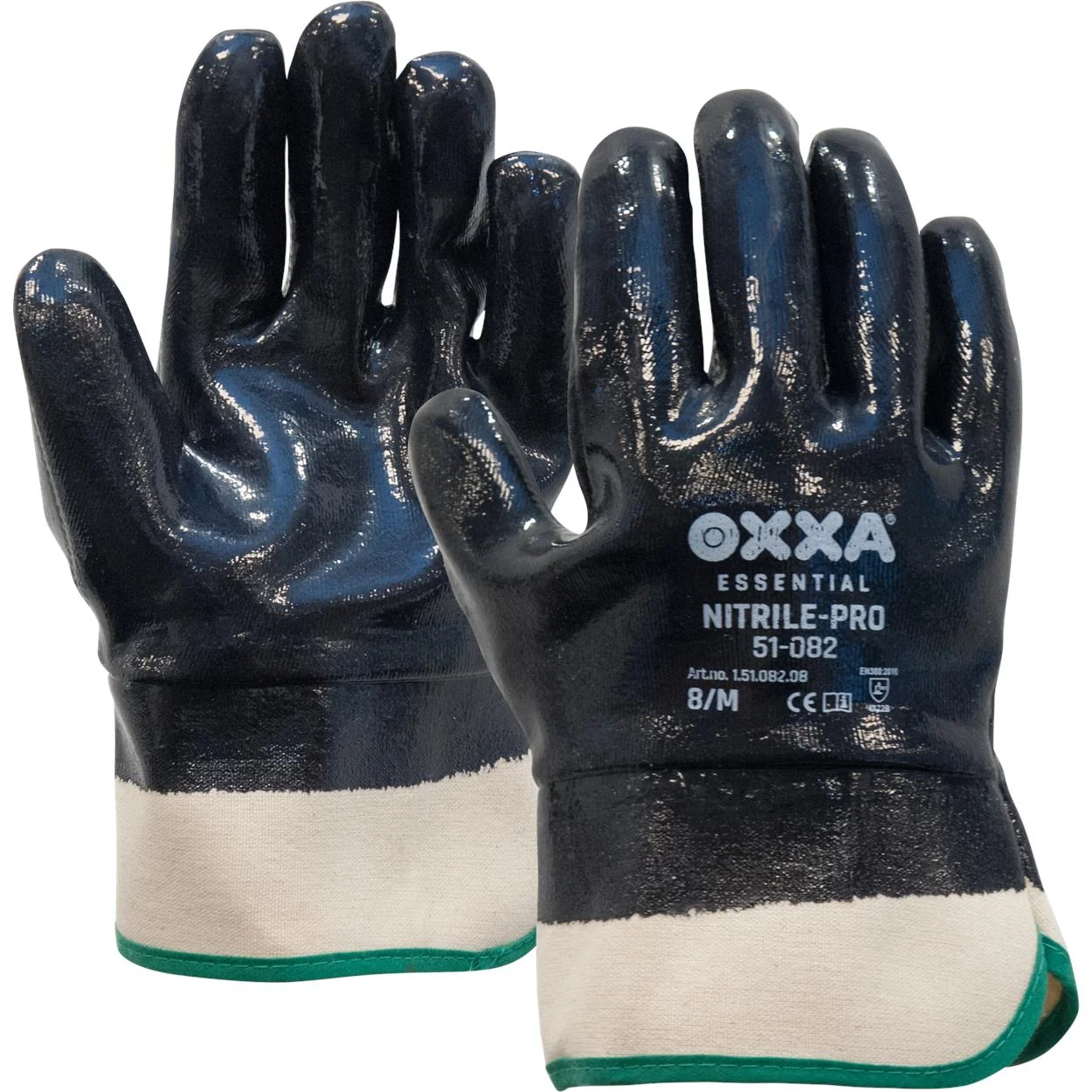 OXXA Nitrile-Pro 51-082 handschoen Blauw / Wit