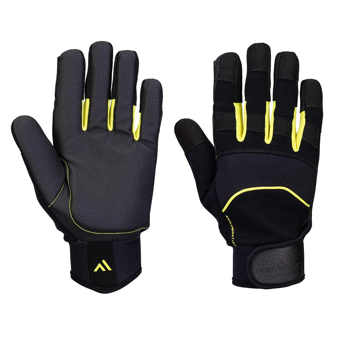 PORTWEST A791 Antivibratiehandschoen voor mechanica Zwart