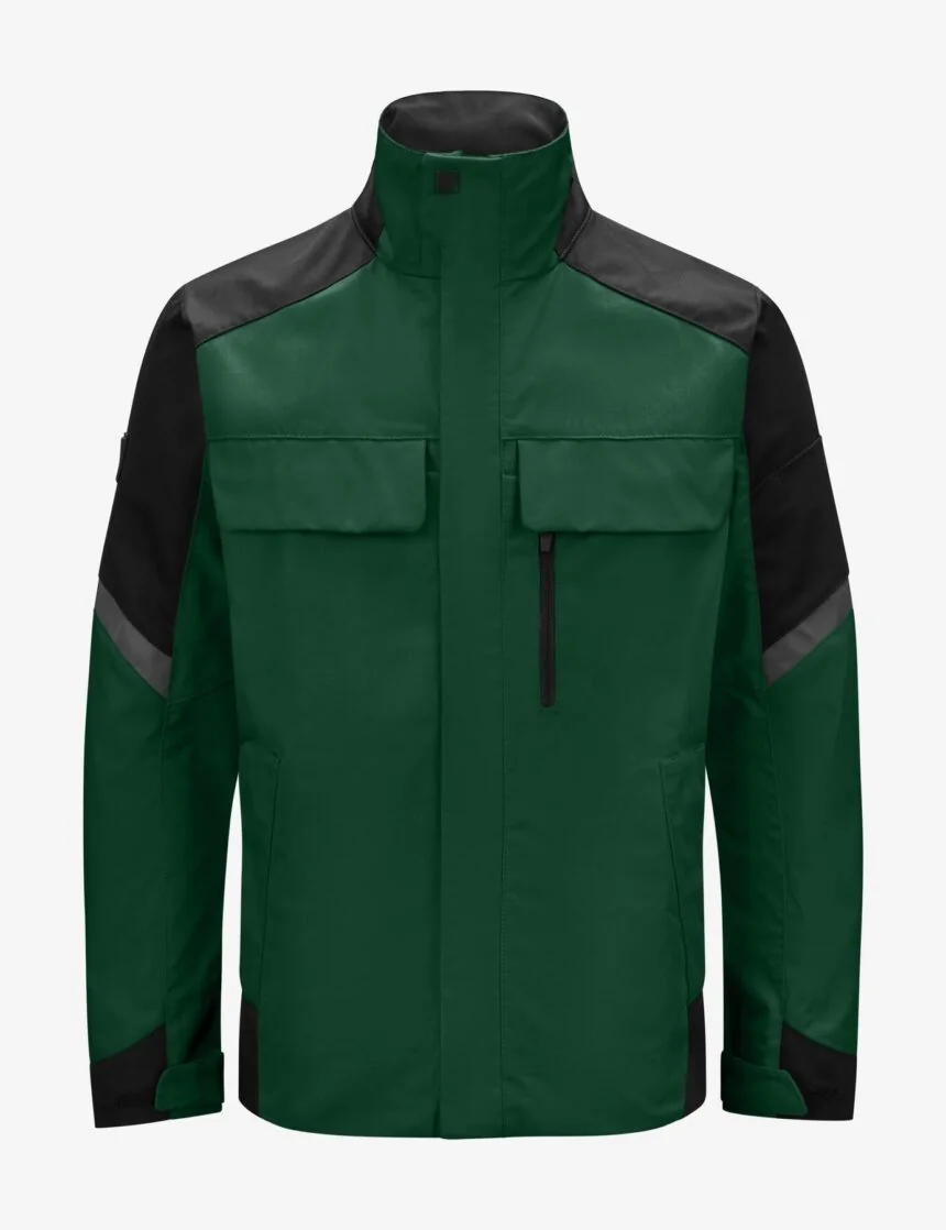 FHB FRANK 125900 werkjas Groen-zwart
