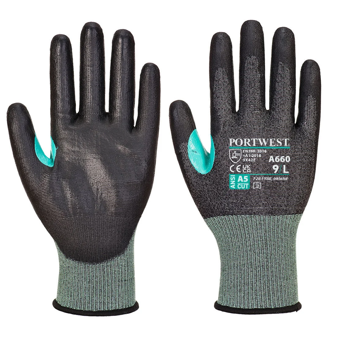 PORTWEST A660 CS Cut E18 PU Zwart