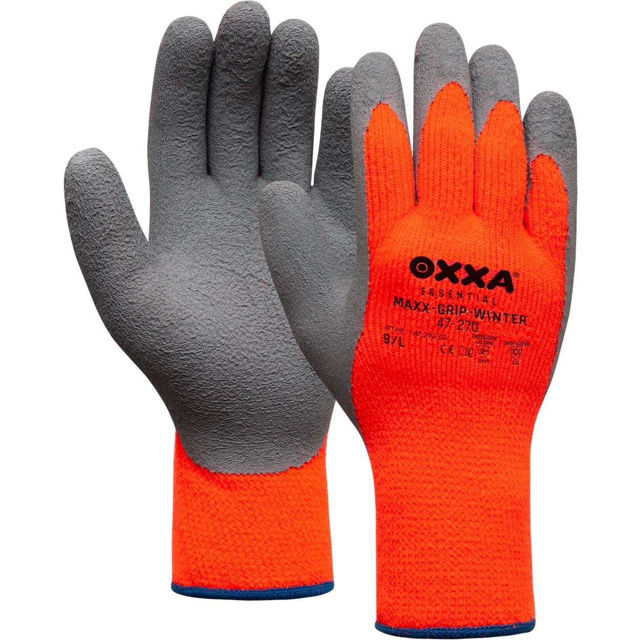OXXA Maxx-Grip-Winter 47-270 handschoen Grijs / Oranje