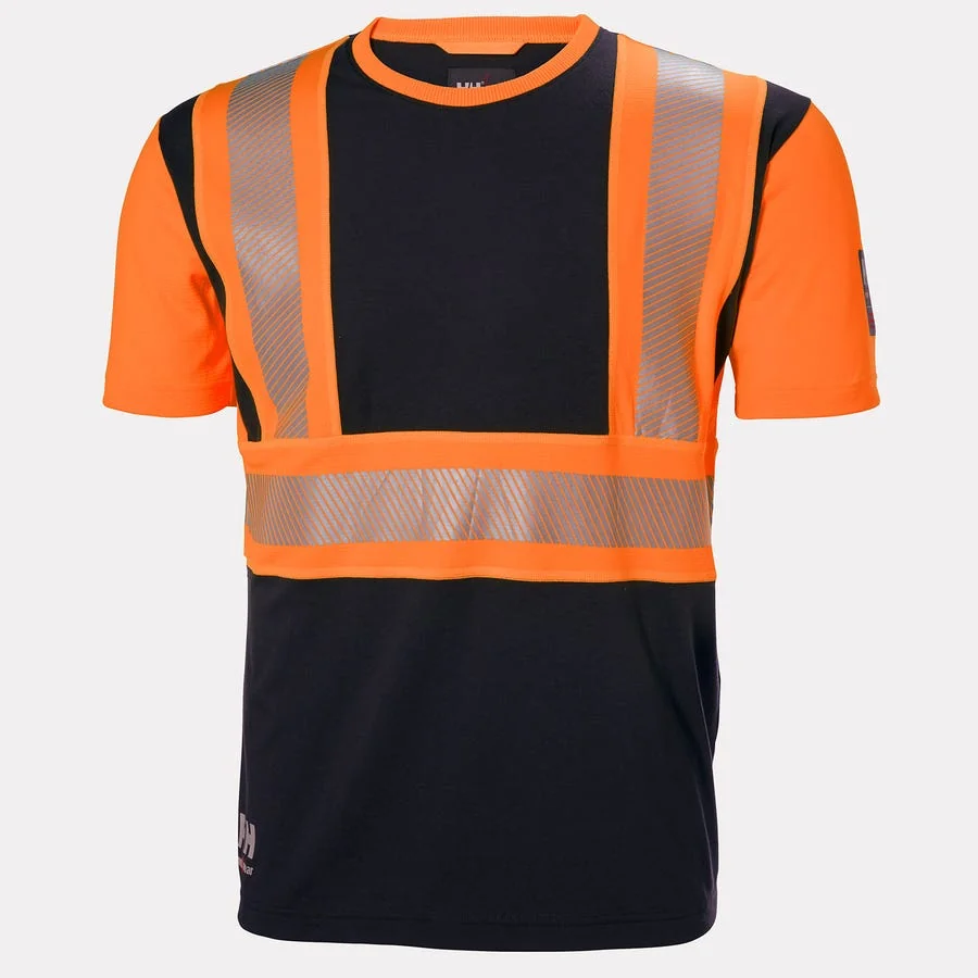 Helly Hansen ICU reflecterend T-shirt 79271 Oranje/ebon