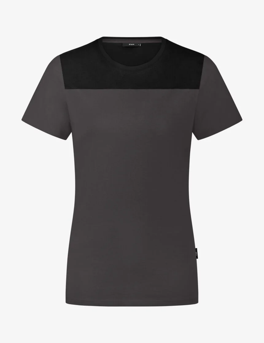 FHB KIRA 822210 t-shirt Antraciet-zwart
