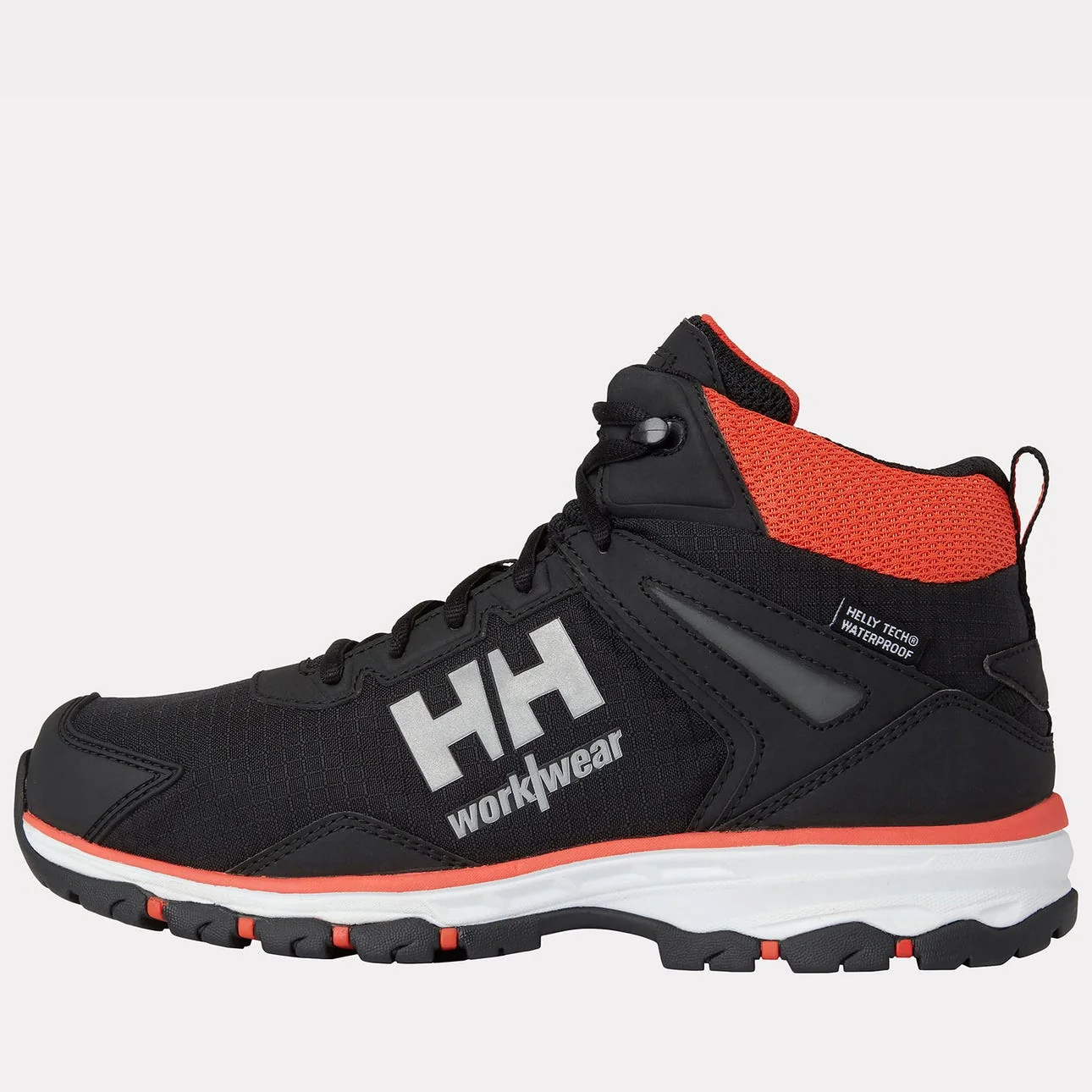 Helly Hansen Chelsea Evolution 2 Mid O2 HT werkschoenen zonder veiligheidsneus 78389 Zwart/Oranje