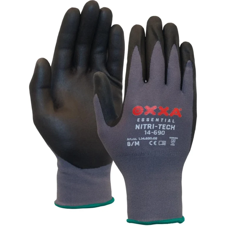 OXXA Nitri-Tech 14-690 handschoen Zwart / Grijs