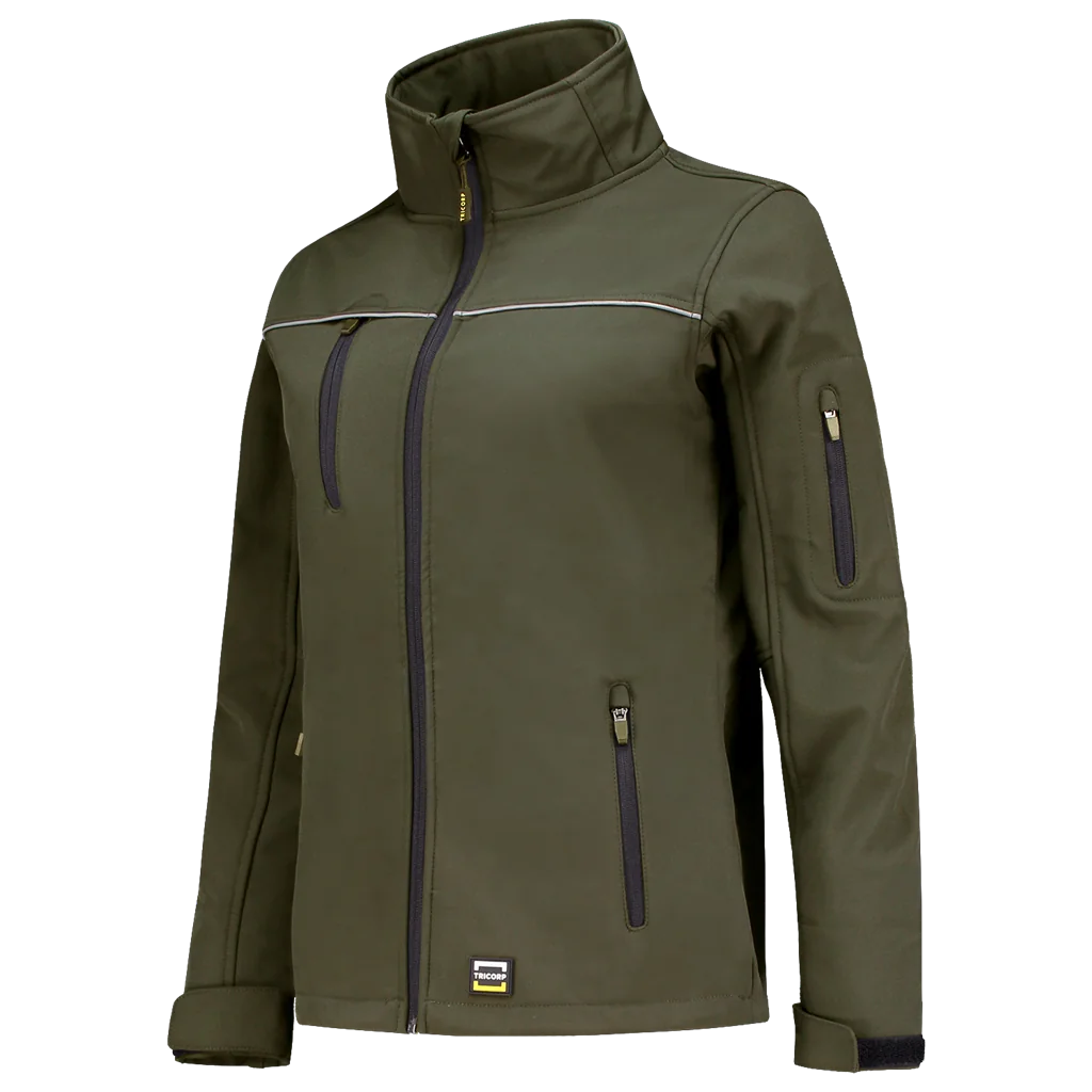 Tricorp 402009 Softshell Luxe Dames Army