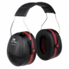 3M PELTOR Optime III H540A gehoorkap met hoofdbeugel Zwart/rood