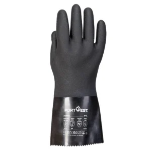A882 Chemiebestendige en ESD veilige PVC handschoen aanzicht 2